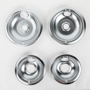Chrome Drip Bowl Set, 2- W10278125 CKD55828
