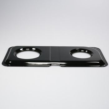 Range Double Drip Pan-Right - Blk Porc WB34K10009 CKD56149