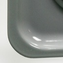 Double Gray Porcelain Pan Left Side-Gas WB34K10014 CKD56379