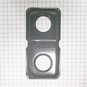 Double Gray Porcelain Pan Left Side-Gas WB34K10014 CKD56379