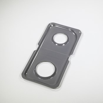 Range Double Drip Pan - Right Side; Gray WB34K10013 CKD56615