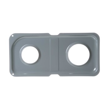 Range Double Drip Pan - Right Side; Gray WB34K10013 CKD56615