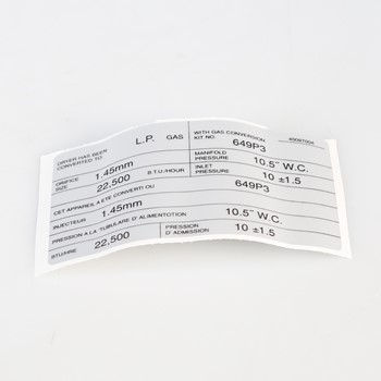 Lp Gas Conv Kit Single P LPK1 CKD52104