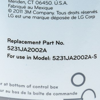 Filtro de Agua LG ADQ72910911 CKD050397