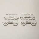 Ruedas para lavadora Whirlpool 4317933 - Pack 4 CKD052736