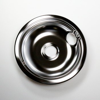 8 Inch Chrome Drip Bowl W10196405RW - Whirlpool CKD055856