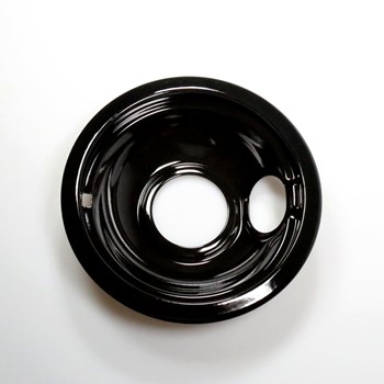 6 Black Porcelain Drip Bowls W10290353RW Whirlpool CKD057356