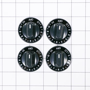Kit de perillas (4 unidades) para electrodomésticos Whirlpool CKD056136