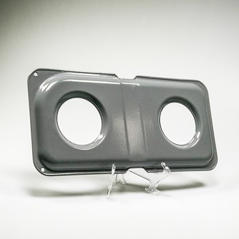 Panel de porcelana gris doble izquierdo para estufa GE WB34K10014 CKD056379