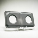 Left Side Double Gray Porcelain Pan for GE Stove WB34K10014 CKD056379