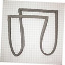 Gasket Assembly,Door ADX73550621 CKD0510929