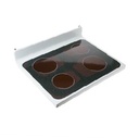 Glass Rangetop - White Trim with Black Glass WB62T10786 CKD0544841