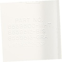 Control Panel End Cap - White - Left Side WP8559502 CKD0560369