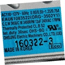 MOTOR,AC EAU60783827 CKD0561314 CKD0561314